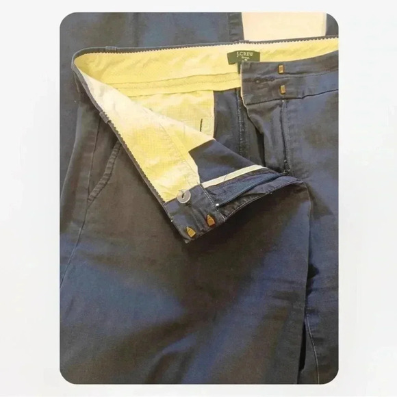 J. Crew Stretch City Fit Blue Bootcut  Pants Size 10R - Picture 8 of 8